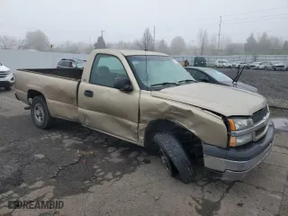 2004 Chevrolet Silverado 1500 LS with VIN 1GCEC14T74E115825, listed as a Copart auction lot 88708185 with 0 mi miles and Salvage Title. Bid and sale history available at carsss.com. Image 4.
