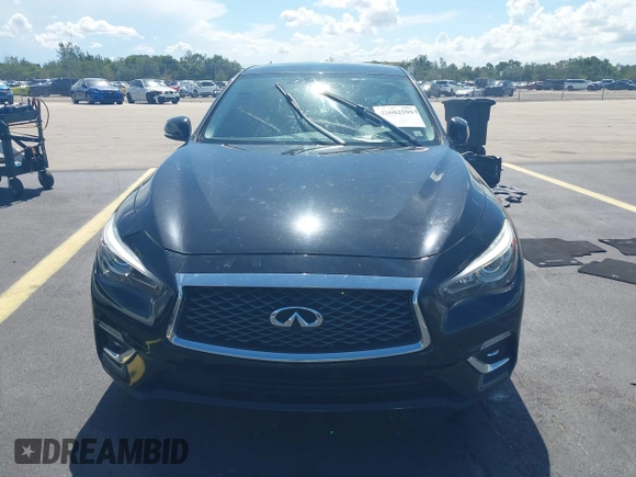 2019 Infiniti Q50 Sport with VIN JN1EV7AP8KM543137, listed as a IAAI auction lot 42602595 with 37,523 mi miles and . Bid and sale history available at DreamBid. Image 12.