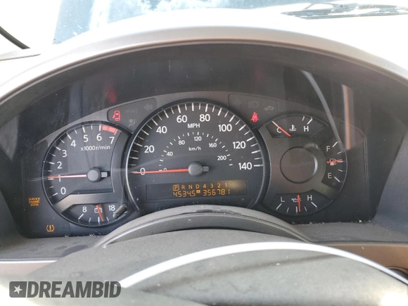 2005 Nissan Titan SE with VIN 1N6AA07A65N551105, listed as a Copart auction lot 81000864 with 356,781 mi miles and Salvage Title. Bid and sale history available at DreamBid. Image 9.