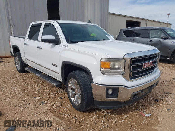 2015 GMC Sierra 1500 SLT with VIN 3GTU2VEC2FG517994, listed as a IAAI auction lot 41786021 with 116,902 mi miles and . Bid and sale history available at DreamBid. Image 1.