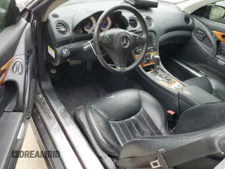 2009 Mercedes-Benz SL 550 with VIN WDBSK71F09F143389, listed as a Copart auction lot 49651665 with 110,204 mi miles and Salvage title. Bid and sale history available at DreamBid. Image 8.