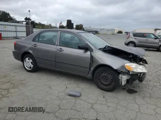 2005 Toyota Corolla CE with VIN 1NXBR32E25Z441570, listed as a Copart auction lot 53280105 with 206,619 mi miles and Salvage Title. Bid and sale history available at DreamBid. Image 4.