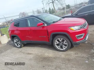 2019 Jeep Compass Limited z VIN 3C4NJDCB8KT638591, wystawiony jako IAAI lot #42022564 z przebiegiem 46 802 mil mil oraz . Historia ofert i sprzedaży dostępna na DreamBid. Obrazek 13.