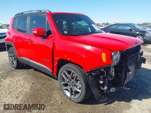 2019 Jeep Renegade Limited with VIN ZACNJAB1XKPK39077, listed as a IAAI auction lot 41864528 with 35,752 mi miles and . Bid and sale history available at DreamBid. Image 1.
