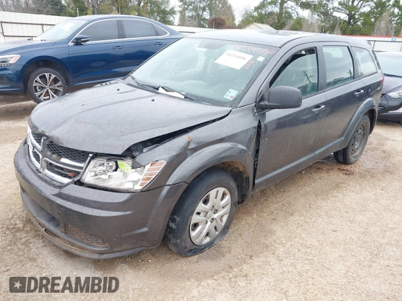 2014 Dodge Journey American Value Pkg with VIN 3C4PDCAB7ET247286, listed as a IAAI auction lot 41214056 with 205,222 mi miles. Bid and sale history available at carsss.com. Image 17.