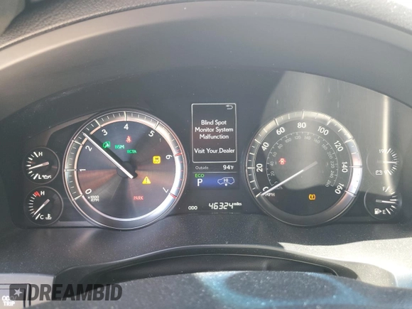 2020 Lexus LX 570 z VIN JTJDY7AX5L4319404, wystawiony jako Copart lot #69185424 z przebiegiem 46 324 mil mil oraz Szkoda całkowita • Salvage title. Historia ofert i sprzedaży dostępna na DreamBid. Obrazek 9.