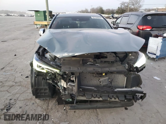 2024 Infiniti QX55 Luxe with VIN 3PCAJ5JR4RF104646, listed as a Copart auction lot 82784634 with 14,088 mi miles and Salvage Title. Bid and sale history available at DreamBid. Image 5.