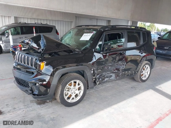 2020 Jeep Renegade Latitude with VIN ZACNJABB6LPL76835, listed as a IAAI auction lot 40352132 with 119,750 mi miles. Bid and sale history available at carsss.com. Image 2.