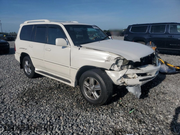 2006 Lexus LX 470 z VIN JTJHT00W864007291, wystawiony jako Copart lot #57331555 z przebiegiem 142 194 mil mil oraz Szkoda całkowita • Salvage title. Historia ofert i sprzedaży dostępna na DreamBid. Obrazek 4.