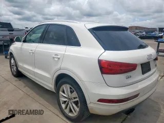 2016 Audi Q3 Premium Plus with VIN WA1EFCFS5GR009808, listed as a Copart auction lot 60688475 with 123,826 mi miles and Salvage title. Bid and sale history available at DreamBid. Image 2.