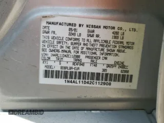2002 Nissan Altima S with VIN 1N4AL11D42C112908, listed as a Copart auction lot 47064525 with 235,119 mi miles and Salvage Title. Bid and sale history available at carsss.com. Image 12.