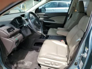 2012 Honda CR-V EX-L with VIN 2HKRM4H73CH634527, listed as a Copart auction lot 60984435 with 151,505 mi miles and Salvage title. Bid and sale history available at DreamBid. Image 7.