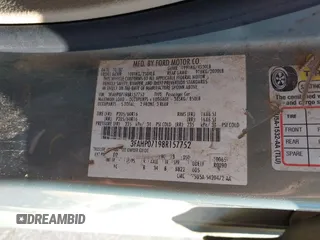 2008 Ford Fusion SE with VIN 3FAHP07198R157752, listed as a IAAI auction lot 41229136 with 270,715 mi miles and . Bid and sale history available at DreamBid. Image 9.