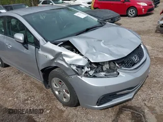 2014 Honda Civic Sedan LX with VIN 19XFB2F59EE010303, listed as a IAAI auction lot 41942211 with 118,530 mi miles. Bid and sale history available at carsss.com. Image 6.