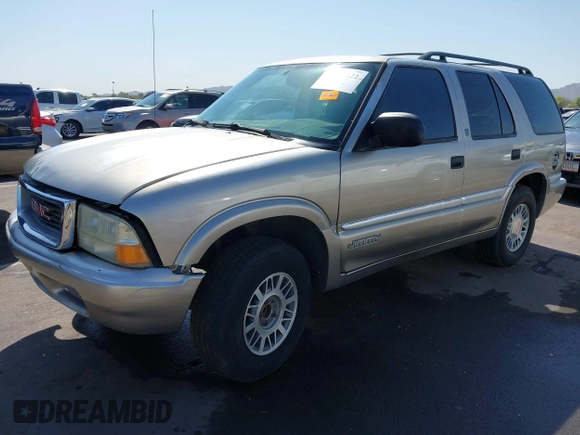 1999 GMC Jimmy SLE with VIN 1GKDT13W5X2539067, listed as a IAAI auction lot 41979222 with 1 mi miles. Bid and sale history available at carsss.com. Image 17.