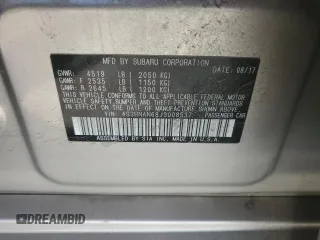 2018 Subaru Legacy Limited with VIN 4S3BNAN68J3008537, listed as a Copart auction lot 56323735 with 81,655 mi miles and Salvage title. Bid and sale history available at DreamBid. Image 12.