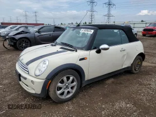 2008 MINI Convertible with VIN WMWRF33568TG18254, listed as a Copart auction lot 61989635 with 88,992 mi miles and Salvage title. Bid and sale history available at DreamBid. Image 1.