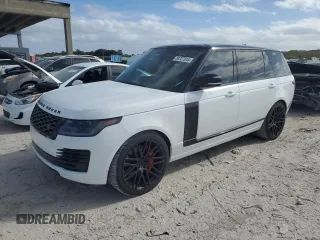 2019 Land Rover Range Rover with VIN SALGS5RE1KA520816, listed as a Copart auction lot 84727244 with 35,247 mi miles and Salvage Title. Bid and sale history available at carsss.com. Image 1.