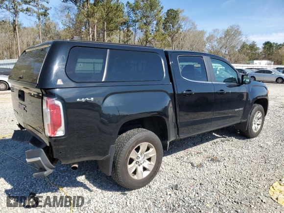 2017 GMC Canyon 4WD SLE with VIN 1GTG6CEN9H1163447, listed as a Copart auction lot 50975025 with 60,126 mi miles and Salvage Title. Bid and sale history available at carsss.com. Image 3.