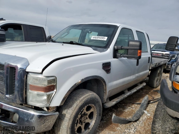 2008 Ford Super Duty F-350 SRW XL with VIN 1FTWW31R88EA00933, listed as a Copart auction lot 44084495 with 154,990 mi miles and Salvage Title. Bid and sale history available at carsss.com. Image 1.