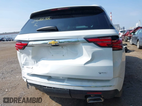 2022 Chevrolet Traverse High Country with VIN 1GNERNKW9NJ159232, listed as a IAAI auction lot 42368555 with 40,188 mi miles and . Bid and sale history available at DreamBid. Image 16.