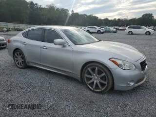 2012 Infiniti M37 with VIN JN1BY1AP4CM330968, listed as a Copart auction lot 74670564 with 0 mi miles and Salvage Title. Bid and sale history available at carsss.com. Image 4.