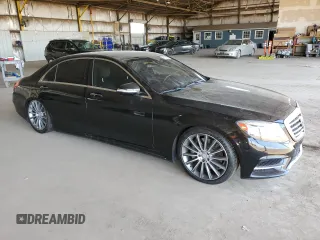 2015 Mercedes-Benz S 550 with VIN WDDUG8CB7FA068491, listed as a Copart auction lot 61051245 with 152,844 mi miles and Clean title. Bid and sale history available at DreamBid. Image 4.