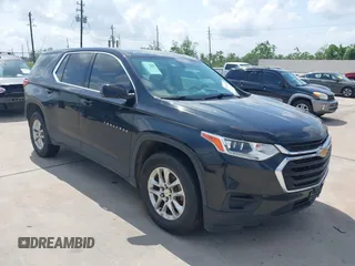 2020 Chevrolet Traverse LS z VIN 1GNERFKW3LJ202434, wystawiony jako IAAI lot #42051589 z przebiegiem 61 405 mil mil oraz . Historia ofert i sprzedaży dostępna na DreamBid. Obrazek 1.