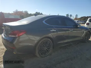 2019 Genesis G70 2.0T Advanced with VIN KMTG44LA5KU015394, listed as a Copart auction lot 81923194 with 128,676 mi miles and Salvage Title. Bid and sale history available at carsss.com. Image 3.