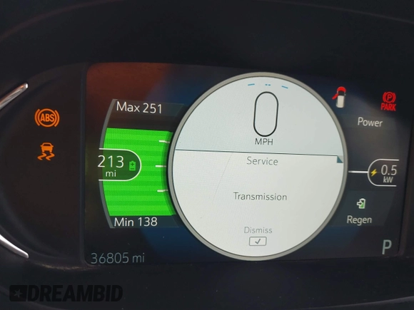 2018 Chevrolet Bolt EV Premier with VIN 1G1FX6S01J4139465, listed as a IAAI auction lot 41876136 with 36,805 mi miles. Bid and sale history available at carsss.com. Image 7.