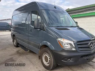 2018 Mercedes-Benz Sprinter Cargo Worker with VIN WD3PE7CD2JP644058, listed as a Copart auction lot 85358244 with 131,228 mi miles and Clean Title. Bid and sale history available at carsss.com. Image 1.
