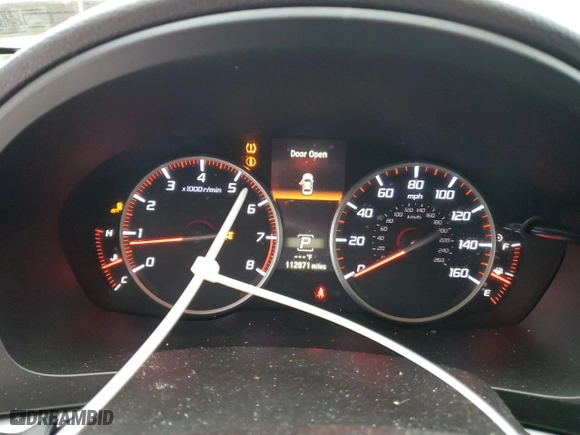 2016 Acura ILX w/Premium/A-SPEC Pkg with VIN 19UDE2F84GA008376, listed as a Copart auction lot 46030925 with 112,871 mi miles and Salvage Title. Bid and sale history available at carsss.com. Image 9.