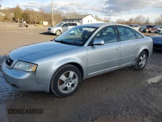 2001 Audi A6 with VIN WAUED64BX1N004096, listed as a Copart auction lot 43768425 with 143,165 mi miles and Salvage Title. Bid and sale history available at carsss.com. Image 1.