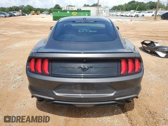 2019 Ford Mustang EcoBoost with VIN 1FA6P8THXK5105677, listed as a Copart auction lot 60927105 with 57,344 mi miles and Salvage title. Bid and sale history available at DreamBid. Image 6.