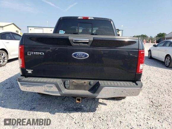2015 Ford F-150 XLT with VIN 1FTEW1EP0FKF00544, listed as a Copart auction lot 62571615 with 233,318 mi miles and Salvage title. Bid and sale history available at DreamBid. Image 6.
