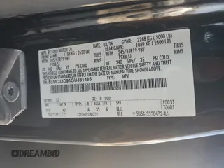 2016 Lincoln MKC Reserve with VIN 5LMCJ3D91GUJ31485, listed as a Copart auction lot 75911734 with 131,131 mi miles and Salvage title. Bid and sale history available at DreamBid. Image 13.