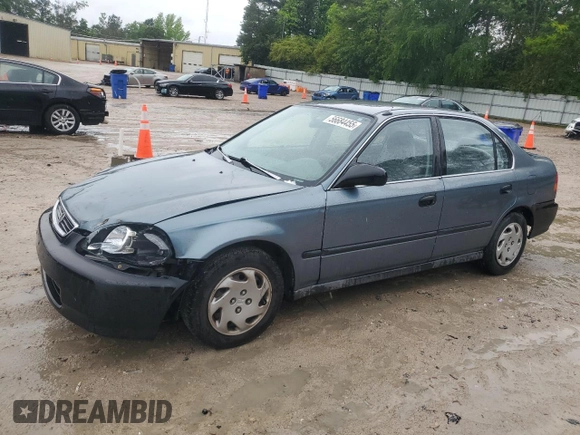 1997 Honda Civic LX z VIN 2HGEJ6676VH507855, wystawiony jako Copart lot #56684455 z przebiegiem 185 498 mil mil oraz Szkoda całkowita • Salvage title. Historia ofert i sprzedaży dostępna na DreamBid. Obrazek 1.