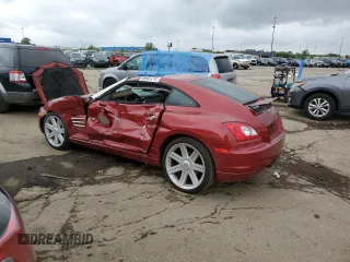 2004 Chrysler Crossfire z VIN 1C3AN69L54X005704, wystawiony jako Copart lot #58487215 z przebiegiem 120 423 mil mil oraz Czysty tytuł • Clean title. Historia ofert i sprzedaży dostępna na DreamBid. Obrazek 2.
