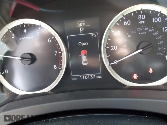 2014 Lexus IS 250 with VIN JTHCF1D21E5004144, listed as a IAAI auction lot 41847225 with 110,137 mi miles. Bid and sale history available at carsss.com. Image 7.