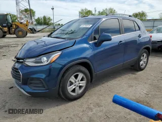 2020 Chevrolet Trax LT with VIN KL7CJLSB4LB339456, listed as a Copart auction lot 55779375 with 58,591 mi miles and Salvage title. Bid and sale history available at DreamBid. Image 1.