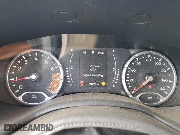 2020 Jeep Renegade Jeepster with VIN ZACNJBAB1LPL76071, listed as a Copart auction lot 74413874 with 53,471 mi miles and Salvage Title. Bid and sale history available at carsss.com. Image 9.