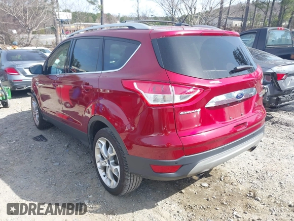 2016 Ford Escape Titanium with VIN 1FMCU0J93GUB11073, listed as a IAAI auction lot 41751349 with 92,000 mi miles. Bid and sale history available at carsss.com. Image 3.