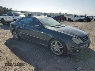 2008 Mercedes-Benz CLK 550 with VIN WDBTJ72H48F253111, listed as a Copart auction lot 76559954 with 170,297 mi miles and Salvage Title. Bid and sale history available at DreamBid. Image 4.