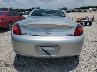 2002 Lexus SC 430 with VIN JTHFN48Y320007698, listed as a Copart auction lot 58675624 with Not Provided miles and Non Repairable. Bid and sale history available at carsss.com. Image 6.