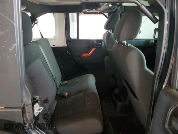 2012 Jeep Wrangler Unlimited Sahara with VIN 1C4BJWEG3CL195271, listed as a Copart auction lot 59947235 with 212,819 mi miles and Salvage title. Bid and sale history available at DreamBid. Image 10.