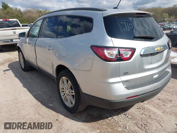 2015 Chevrolet Traverse LT with VIN 1GNKVGKD6FJ364713, listed as a IAAI auction lot 42157101 with 127,547 mi miles and . Bid and sale history available at DreamBid. Image 3.
