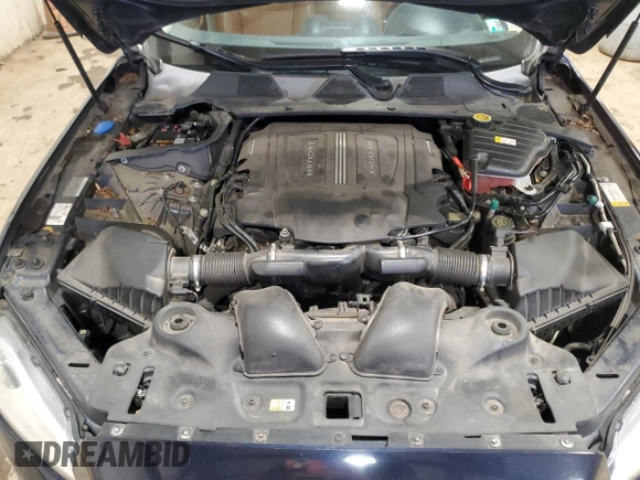 2014 Jaguar XJ Portfolio with VIN SAJWJ2GD7E8V67473, listed as a Copart auction lot 43968705 with 99,146 mi miles and Salvage title. Bid and sale history available at DreamBid. Image 11.