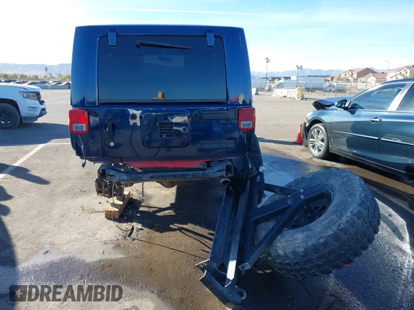 2008 Jeep Wrangler Unlimited Rubicon with VIN 1J8GA69158L616452, listed as a IAAI auction lot 41391875 with 91,143 mi miles and . Bid and sale history available at DreamBid. Image 17.