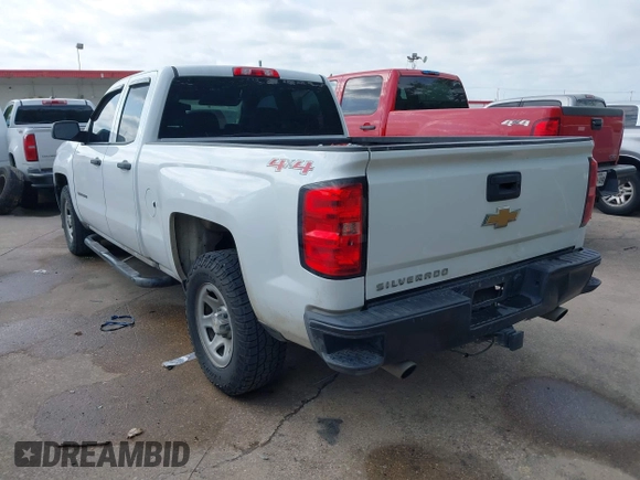 2017 Chevrolet Silverado 1500 Work Truck with VIN 1GCVKNEC2HZ379543, listed as a IAAI auction lot 42043878 with 193,106 mi miles. Bid and sale history available at carsss.com. Image 3.