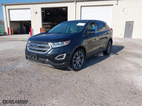 2015 Ford Edge Titanium with VIN 2FMTK4K96FBB84518, listed as a IAAI auction lot 41786259 with 153,525 mi miles. Bid and sale history available at carsss.com. Image 2.